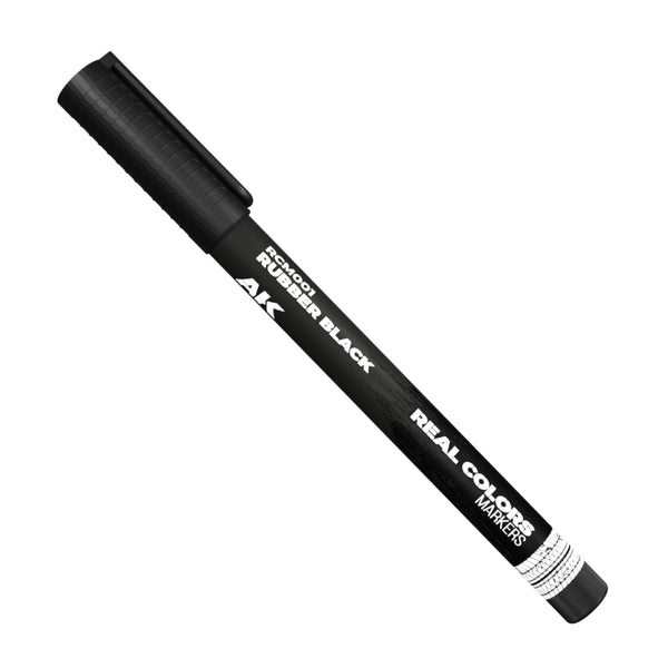 AK REAL COLORS Markers: Rubber Black