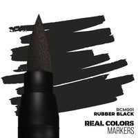 AK REAL COLORS Markers: Rubber Black