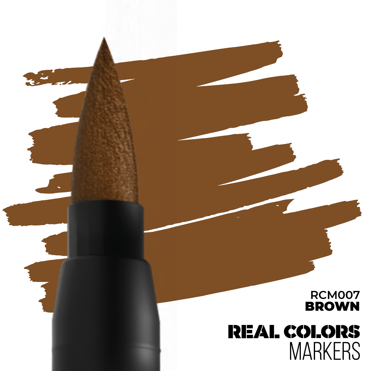 AK REAL COLORS Markers: Brown