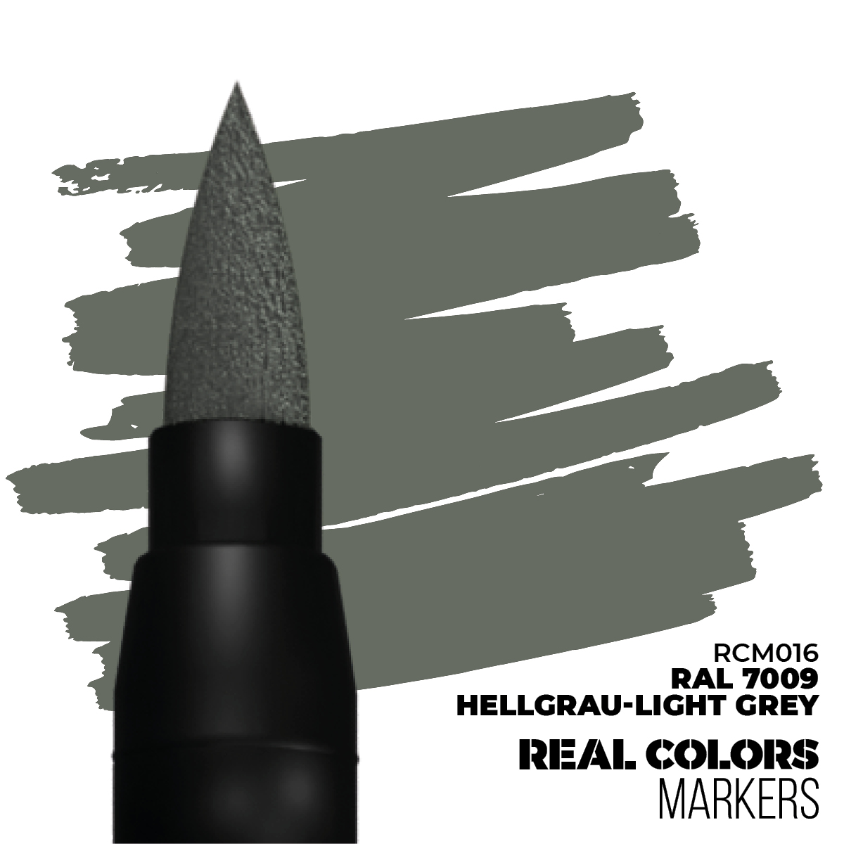 AK REAL COLORS Markers: Hellgrau-Light Grey RAL 7009
