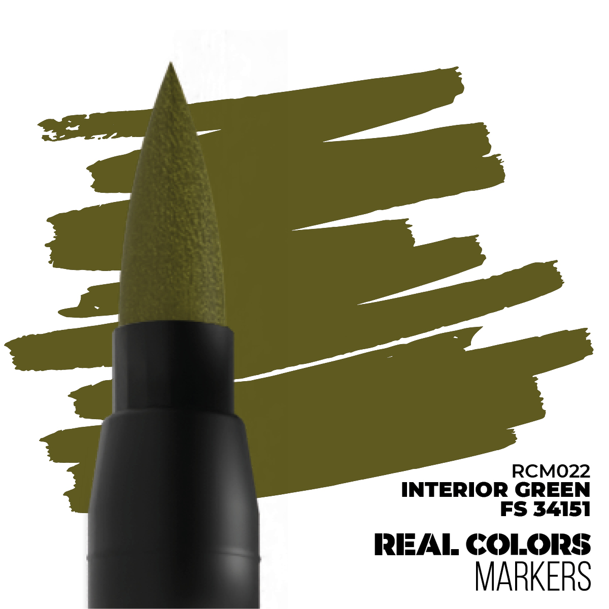 AK REAL COLORS Markers: Interior Green FS 34151