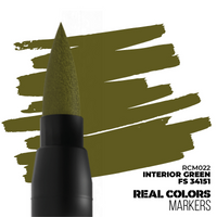 AK REAL COLORS Markers: Interior Green FS 34151