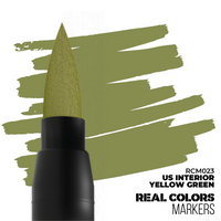 AK REAL COLORS Markers: US Interior Yellow Green