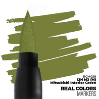 AK REAL COLORS Markers: Mitsubishi Interior Green IJN M3 (M)