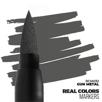 AK REAL COLORS Markers: Gun Metal