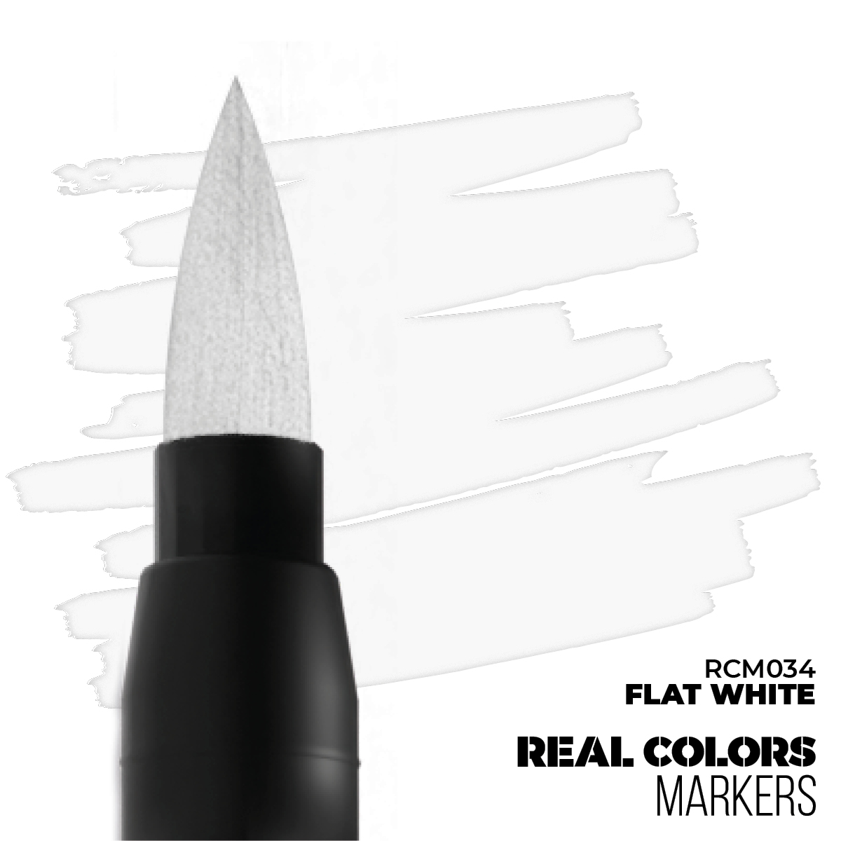 AK REAL COLORS Markers: Flat White