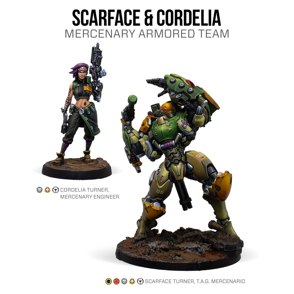 Scarface & Cordelia. Mercenary Armored Team – Warsenal