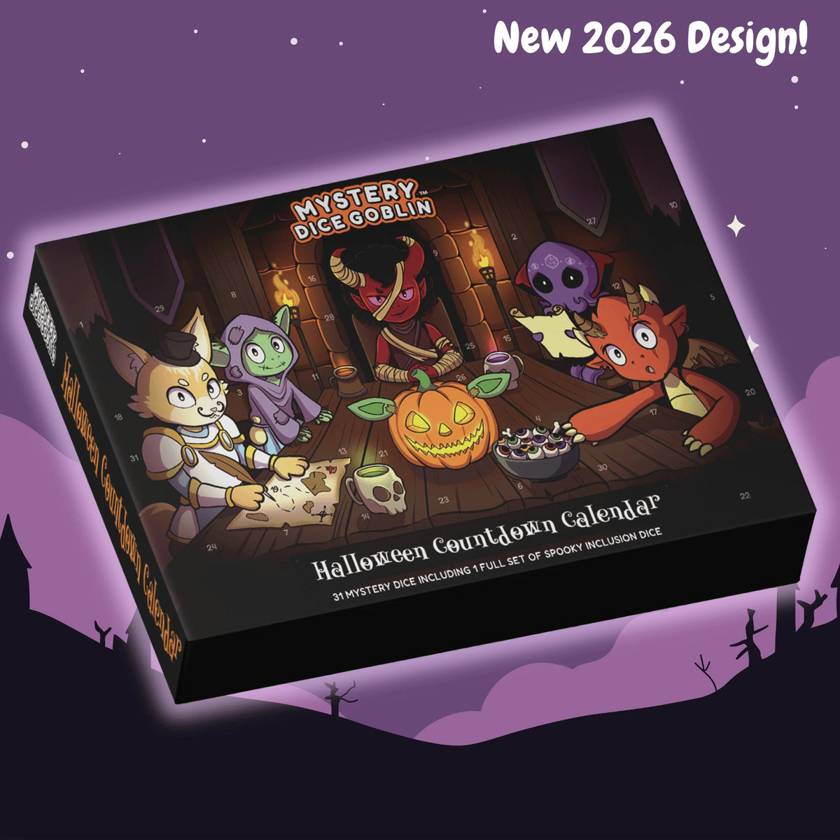 Mystery Dice Goblin: 2026 Halloween Countdown Calendar