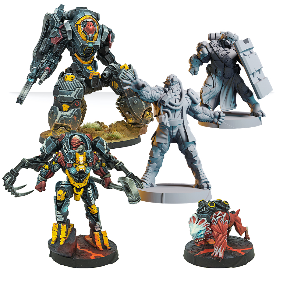 Infinity Deathmatch: TAG Raid ALL-IN Bundle w/ Platinum Miniatures