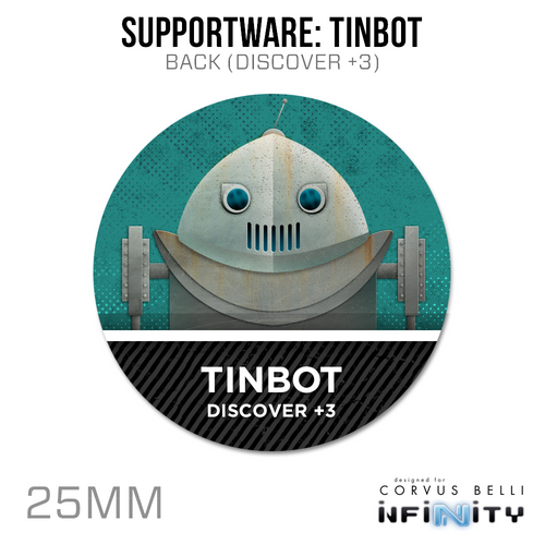 Infinity N5 Acrylic Token: Tinbot (Discover +3)