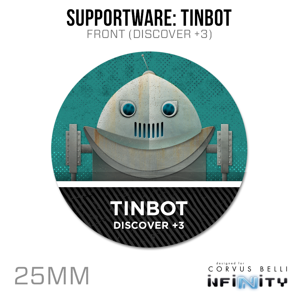Infinity N5 Acrylic Token: Tinbot (Discover +3)