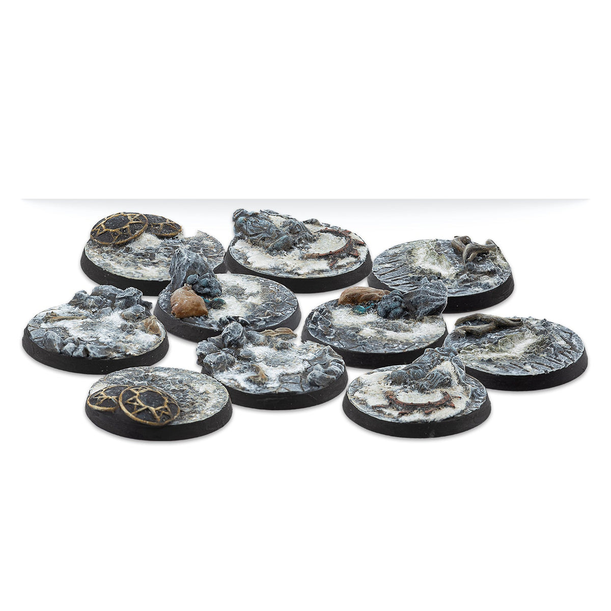 30mm Northern Tribes Scenery Bases, Alpha Series [AUGUST PRE-ORDER]