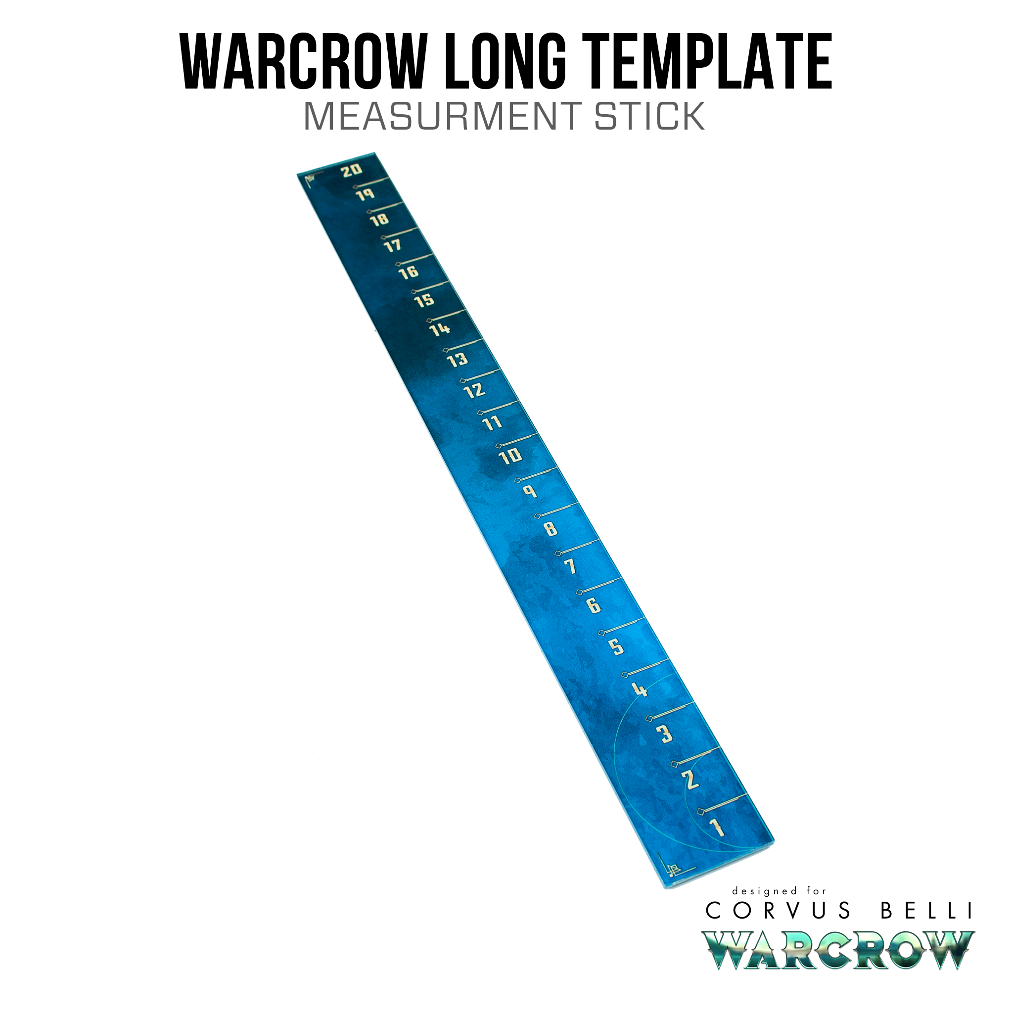 Warcrow Measurement Ruler – Warsenal