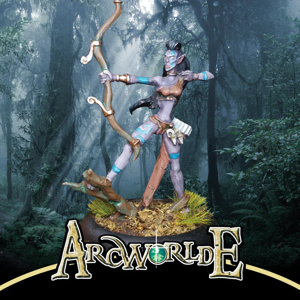Wild Elven Warrior with Ranged Weapon (Metal)