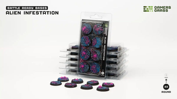 Bases - Alien Infestation, Round 32mm (x8)