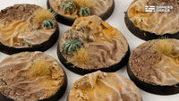 Bases - Deserts of Maahl, Round 32mm (x8)