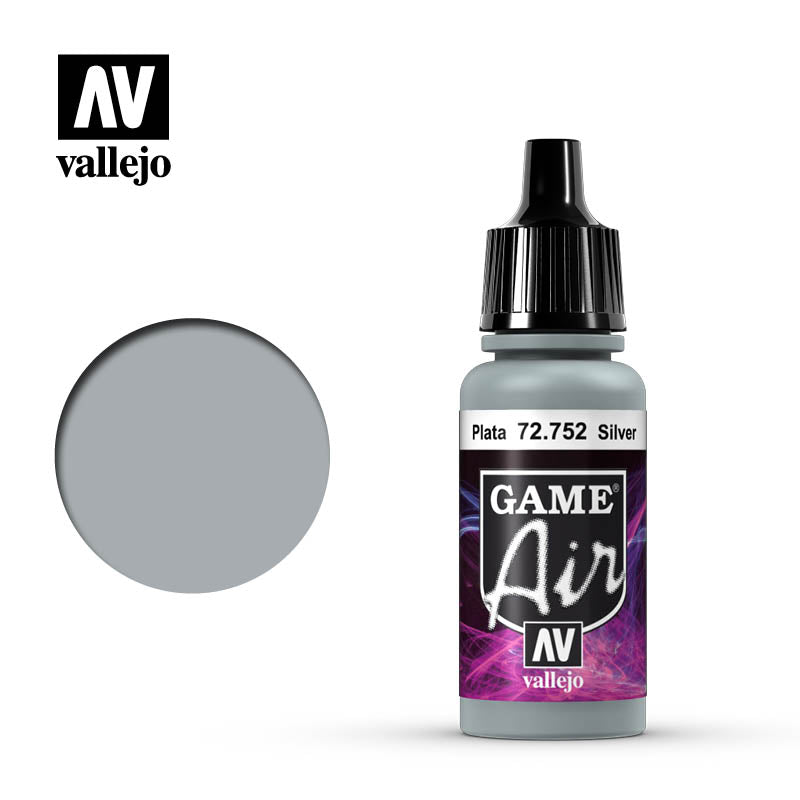 Vallejo Game Air: Silver Metallic