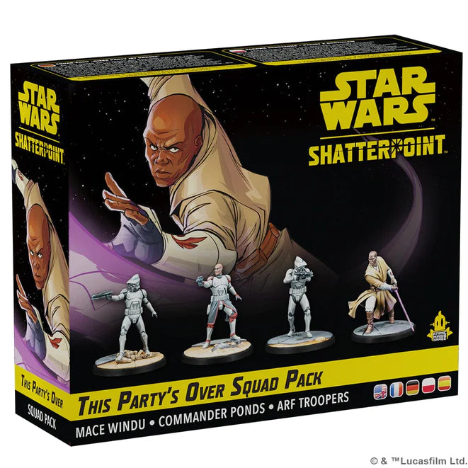 Star Wars: Shatterpoint - This Party's Over: Mace Windu Squad Pack  [AUGUST 4 PRE-ORDER]