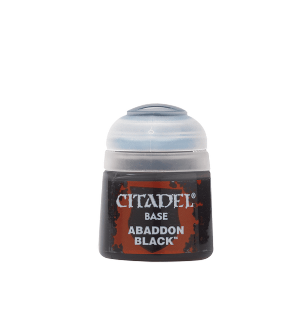 Warhammer Colour Abaddon Black Base paint 12ml