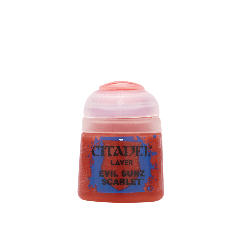 Warhammer Colour Evil Sunz Scarlet Layer paint 12ml