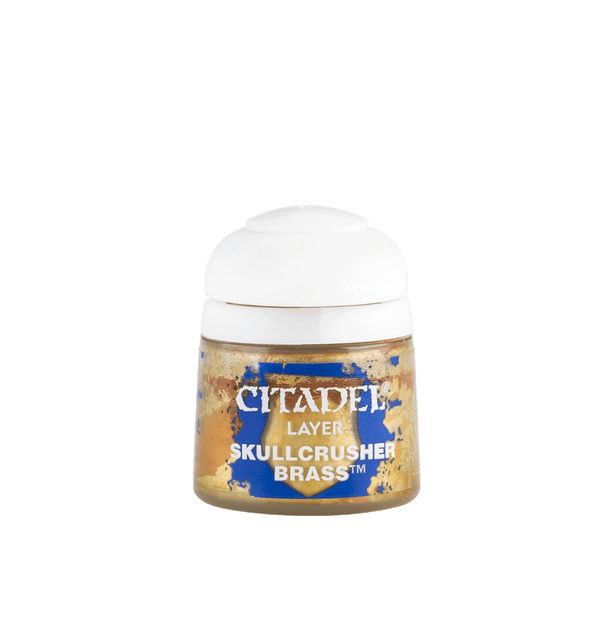 Warhammer Colour Skullcrusher Brass Layer paint 12ml