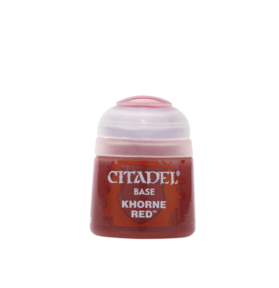 Pintura base Citadel: Rojo Khorne (12 ml)