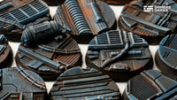 Bases - Spaceship Corridor, Round 25mm (x10)
