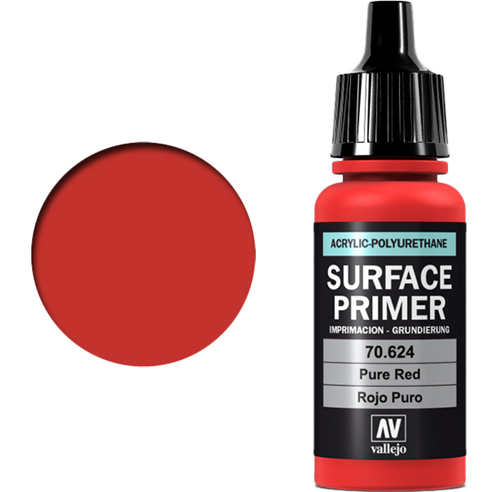 Imprimador de superficies Vallejo: rojo puro