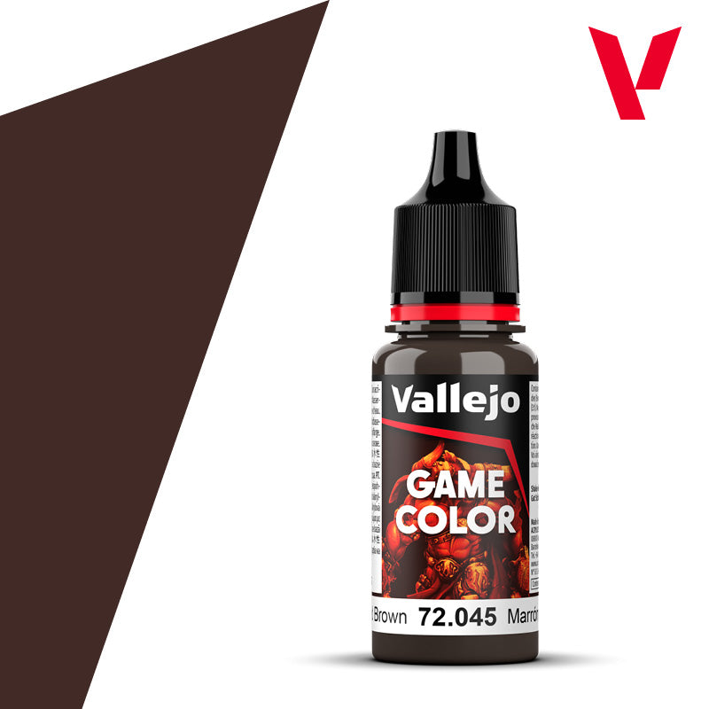 Color del juego Vallejo: Marrón carbonizado