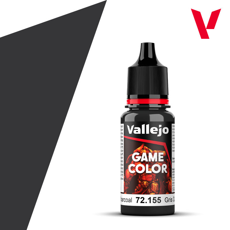 Vallejo Game Color 18ml - Charcoal Vallejo Game Color 18ml - Charcoal