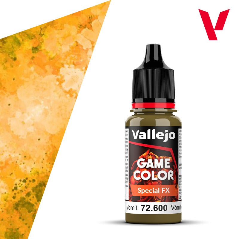 Color del juego Vallejo: Vómito