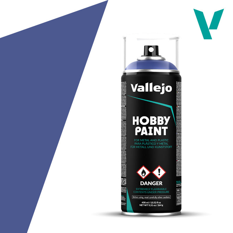 Vallejo Hobby Paint: Ultramarine Blue Spray Primer (400ml)