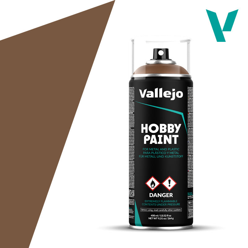 Vallejo Hobby Paint: Beasty Brown Spray Primer (400ml)