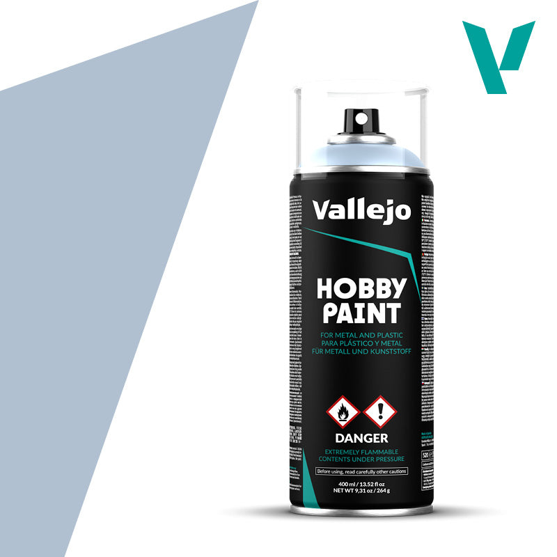 Vallejo Hobby Paint: Wolf Grey Spray Primer (400ml)