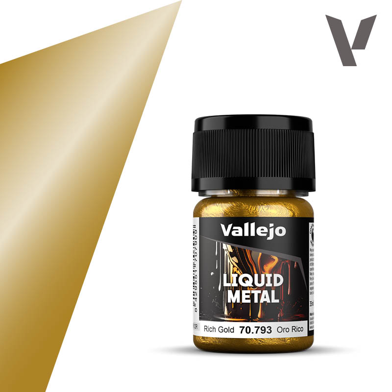 Vallejo Liquid Metal: Rich Gold