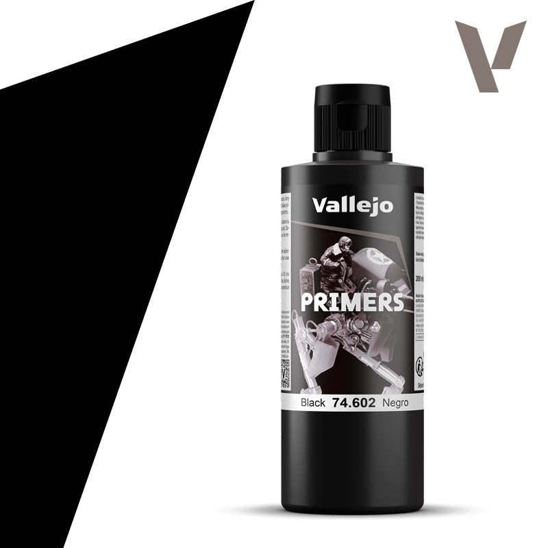 Vallejo Model Color: Imprimación de Superficies Negra 200ml