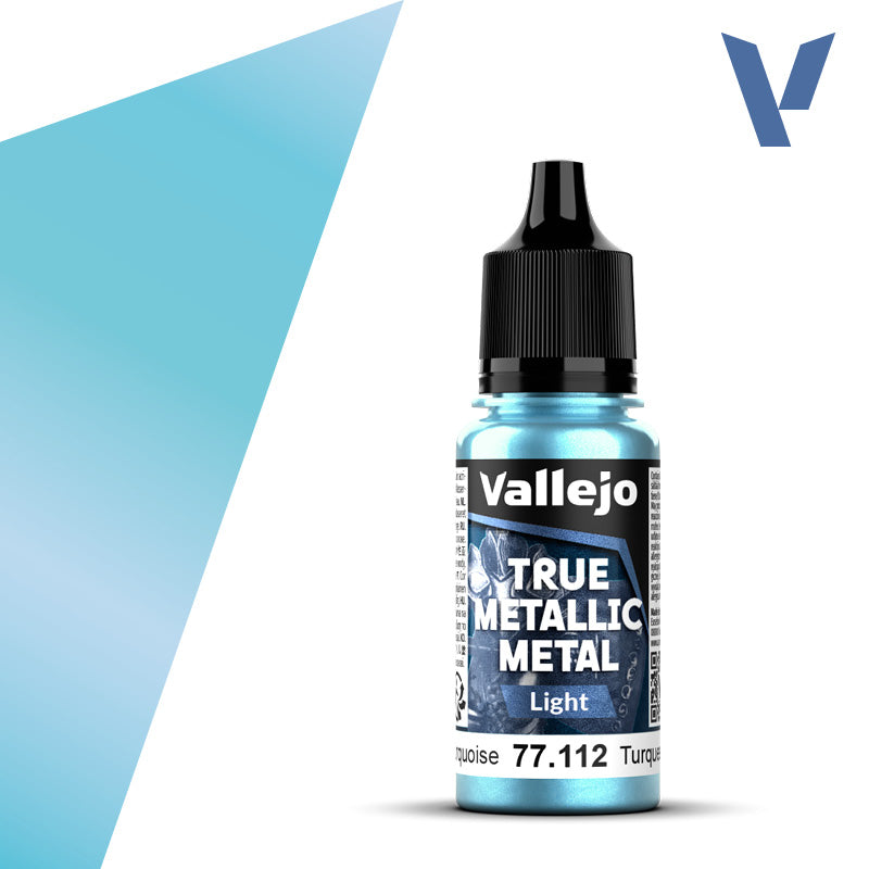Vallejo True Metallic Metal: Hydra Turquoise | Light