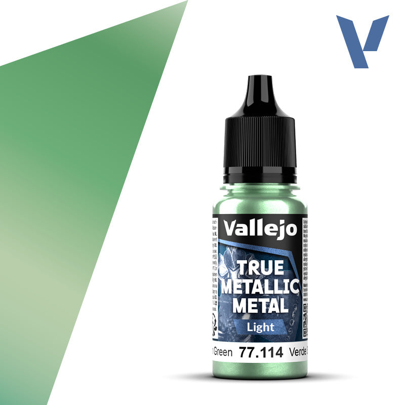 Vallejo True Metallic Metal: Dusken Green | Light