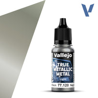Vallejo True Metallic Metal: Obsidian Black | Light