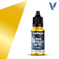 Vallejo True Metallic Metal: Radiant Yellow | Base