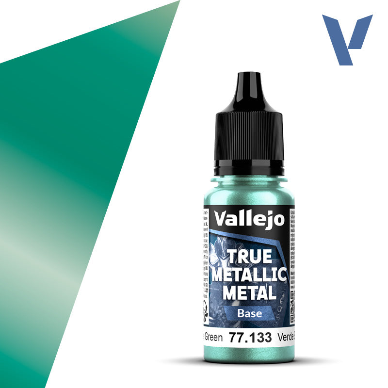 Vallejo True Metallic Metal: Beetle Green | Base