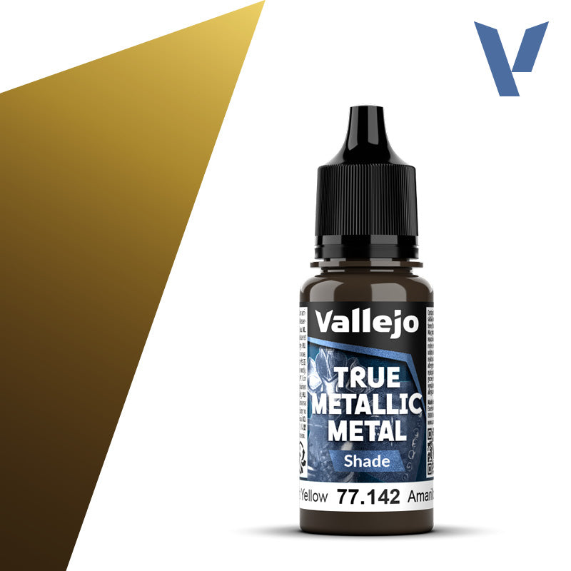 Vallejo True Metallic Metal: Radiant Yellow | Shade
