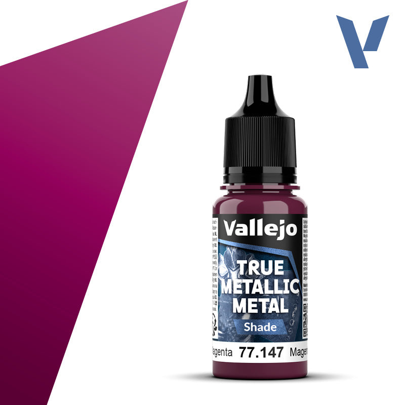 Vallejo True Metallic Metal: Crimson Magenta| Shade