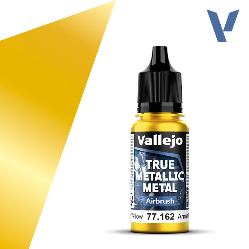 Vallejo True Metallic Metal: Radiant Yellow | Airbrush