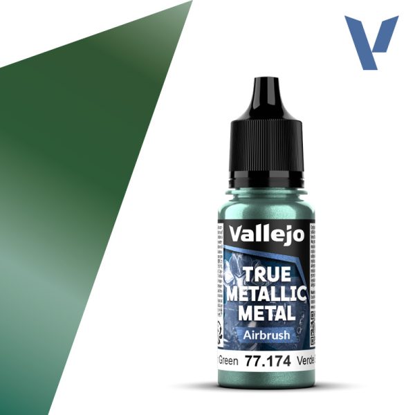 Vallejo True Metallic Metal: Dusken Green | Airbrush