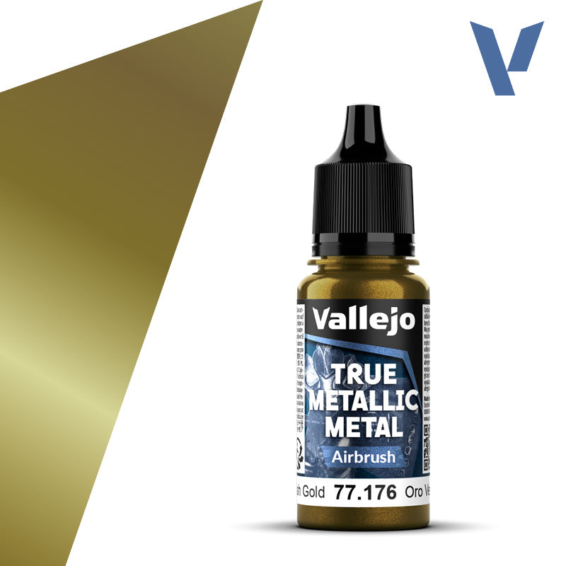 Vallejo True Metallic Metal: Greenish Gold | Airbrush