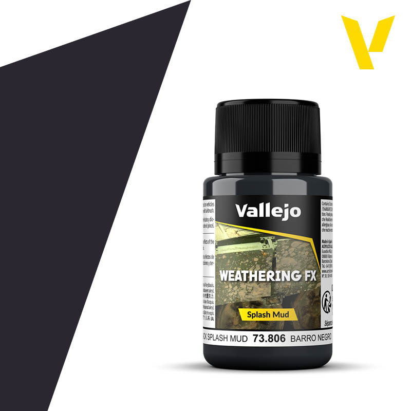 Vallejo Weathering FX: Black Splash Mud