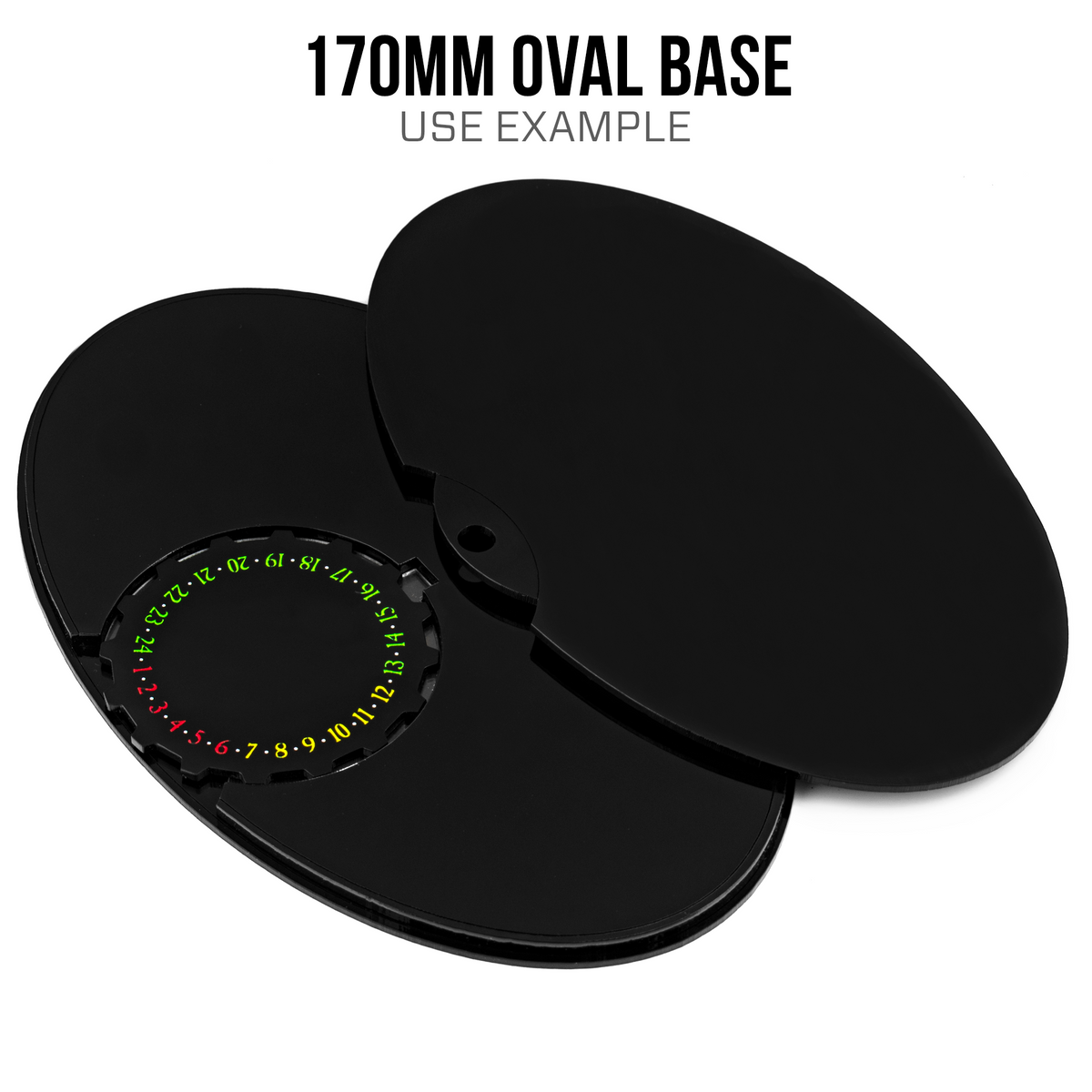 170mm Oval Base Wound Tracker