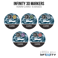 Infinity 3D Markers: Sphinx (40mm Camo -6)