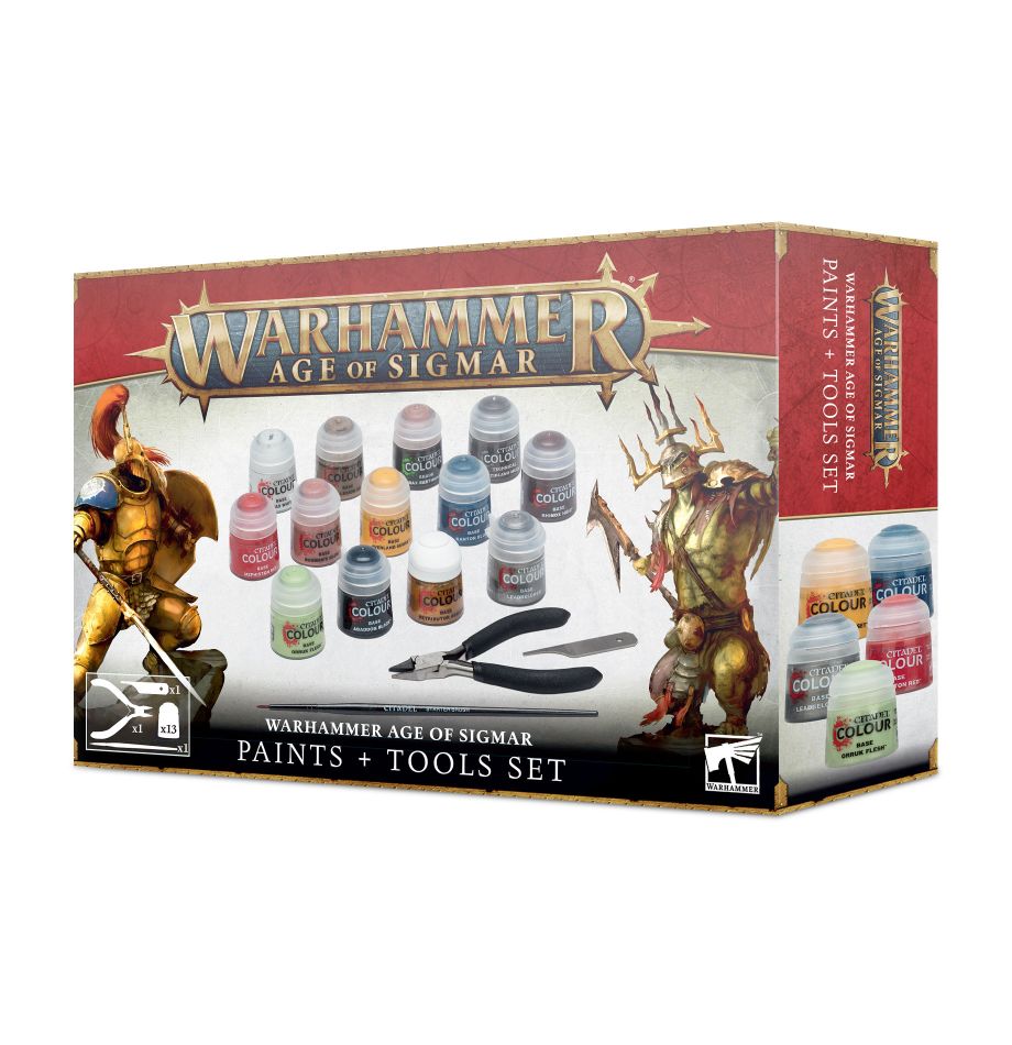 Warhammer Age of Sigmar: Paints + Tools
